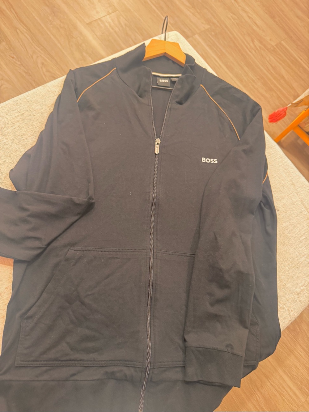 BOSS Black Jacket with Orange Trim